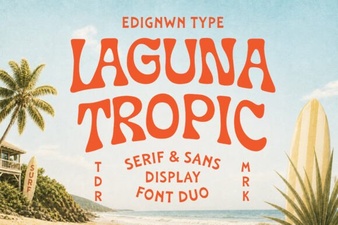 Laguna Tropic Font for Stylish Branding and Design