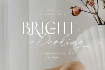 Bright Darling Duo: a Versatile Font Pairing for Creatives