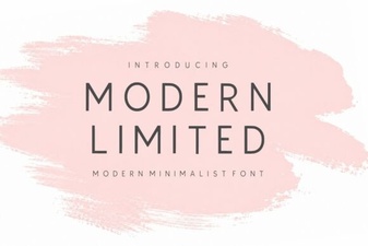 Modern Limited Font: Typography for Minimalist Projects