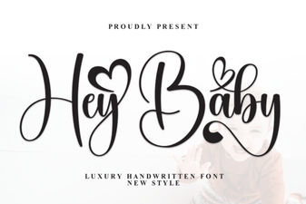 Hey Baby Font for Fun & Playful Designs