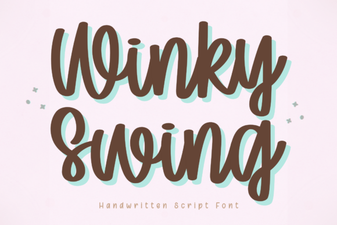 Creative Projects with the Winky Swing Font